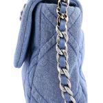 Сумка кросс-боди джинсовая унисекс светлая CHANEL - фото 6