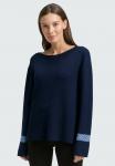 Джемпер TOM TAILOR PULLOVER LOOSE FIT , Blue Mini Argyle/Dark Blue - фото