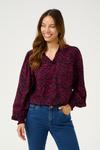 Блуза Kaffe Jodie, темно-фиолетовый - фото 2
