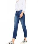 Джинсы Dolores Mid Rise Slim Straight в темном цвете KanCan, Dark - фото 3