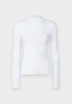 Топ с длинными рукавами PCKITTE ZIP T-NECK Pieces, белый - фото 3