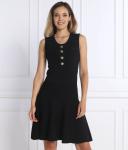 Платье розовое Pinko, черный - фото 3