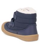 Ботинки с отделкой из текстильной кожи Wheat, Navy - фото 2