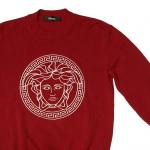 VERSACE Джемпер мужской красный - фото 4