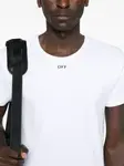Футболка в рубчик с логотипом Off OFF-WHITE - фото 4