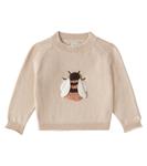 Детский хлопковый свитер Valenthe Donsje, Biscuit - фото