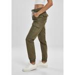 Брюки Urban Classics High Waist Jogging cargo, зеленый - фото 2