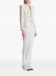 Блейзер в тонкую полоску BALMAIN, белый - фото 2