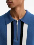 Поло с полосатыми деталями Hugo, синий - фото 5