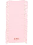 Шерстяной шарф с бахромой Acne Studios, розовый - фото
