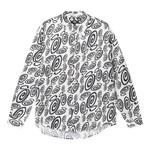 Рубашка swirly s silk shirt 'white' Stussy, белый - фото