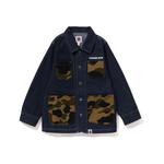 Детская куртка FW23 Navy Blue Kids' A BATHING APE, Navy Blue NYX - фото