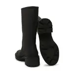 Байкерские ботинки с добавлением кожи. Actitude_Twinset, черный - фото 4