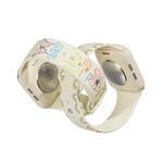 IBOANN Часы Strap All Compatibility Silicone Material 49mm, Wave Vintage White [Strap+Case] - фото 3