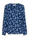 Блузка Kaffe, цвет midnight m./ebb&flow flower - фото 4