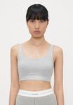 Бюстье Organic Basics CORE BRALETTE, Grey Melange/Grey - фото