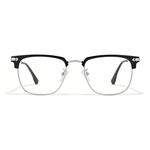 Sagawa Квадратные очки унисекс, Black Silver - фото 3