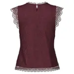 Блуза Pieces Olline Lace, красный - фото 2