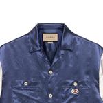 Мужская рубашка Gucci, синий - фото 4