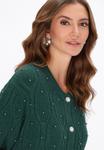 Кардиган faina Cardigan, Emerald/Dark Green - фото 4
