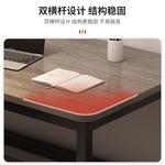 Компьютерный стол Zhenyanxuan 80x40 см, белая рама + Olay Gray - фото 5