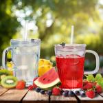 2 стакана для напитков Relaxdays, прозрачный - фото 2