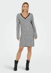 Платье ONLY ONLTAMMY LS REVERS, Light Grey Melange/Light Grey - фото 2