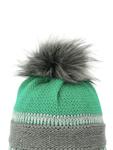 Шапка Faera Warme Strickmütze mit Bommel Thermo-Beanie, зеленый - фото 3