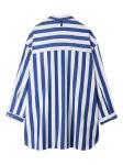 Sunnei полосатая рубашка, синий - фото 3