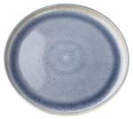 Десертная тарелка Mondex BASIC NATURE, синий - керамика - 21 x 3 x 21 см - фото