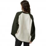 Вязаный свитер унисекс GAP, бело-зеленый пэчворк - фото 11