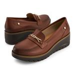 Туфли-лоферы Andrea Wedge, коричневый - фото 2