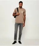 Футболка te_structure Regular fit Boss Orange, бежевый - фото 2