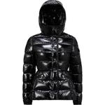 Пуховик женский черный Moncler - фото