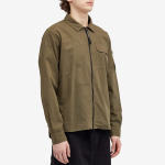 Рубашка C.P. Company Gabardine Zipped, цвет Ivy Green - фото 2