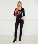 Блузка Guess Jeans Slim Fit, черный - фото 2