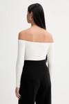 Боди off shoulder Saint Body, белый - фото 3