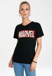 Футболка LOGOSHIRT Shirt Marvel Comic Block Logo, черный - фото 2