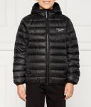 Пуховик для мальчиков Calvin Klein Jeans с капюшоном, черный - фото