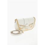 Белая полиэтиленовая сумка через плечо Moschino, White - фото 3