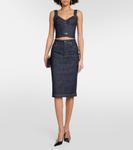 Джинсовое бюстье Dolce&Gabbana, синий - фото 2