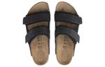 Шлепанцы Uji Nubuck Suede Black Birkenstock - фото 4