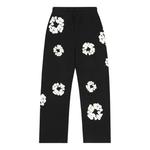 Брюки Denim Tears Cotton Wreath Baggy Sweatpants 'Black' - фото