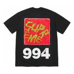 Футболка paint t-shirt 'black red white' Supreme, черный - фото