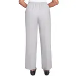 Женские эластичные укороченные брюки Alfred Dunner, розовый - фото 2