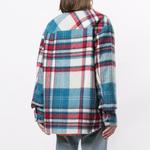 Пледовая шерстяная рубашка WE11DONE - фото 7