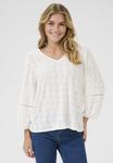 Топ с длинными рукавами KATYRA Kaffe, белый - фото