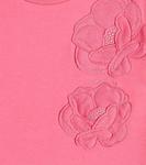 Платье-толстовка с оборками Monnalisa, розовый - фото 2