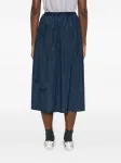 Юбка миди на кулиске 6397, синий - фото 4