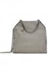 Сумка Falabella tiny tote Stella Mccartney, серый - фото